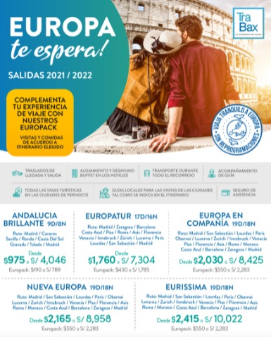 VIAJA A EUROPA